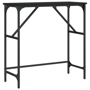 vidaXL, vidaXL Konsolentisch Schwarz 75x32x75 cm Holzwerkstoff, vidaXL Konsolentisch Schwarz 75x32x75 cm Holzwerkstoff