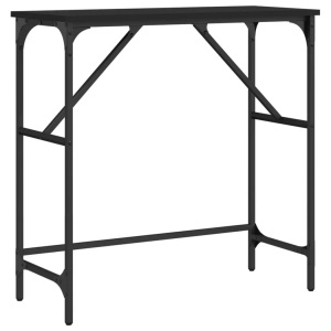 vidaXL, vidaXL Konsolentisch Schwarz 75x32x75 cm Holzwerkstoff, vidaXL Konsolentisch Schwarz 75x32x75 cm Holzwerkstoff