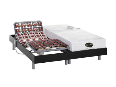 NATUREA, Matratzen elektrischer Lattenrost Matratzen elektrischer Lattenrost, NATUREA - Matratzen elektrischer Lattenrost, 70X190CM, Schwarz