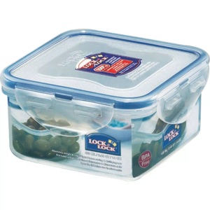 Lock & Lock, Lock & Lock Lock & Lock Vorratsdose 0.42 l, Vorratsdose quadratisch 0.42lt 12.1x12.1x6cm