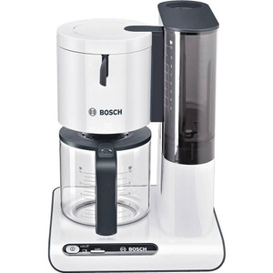 Bosch Haushalt, Bosch Haushalt TKA8011 Kaffeemaschine Weiß, Anthrazit Fassungsvermögen Tassen=10 Glaskanne, Warmhaltefunktion, Bosch Haushalt TKA8011 Kaffeemaschine Weiß, Anthrazit Fassungsvermögen Tassen=10 Glaskanne, Warmhaltefunktion