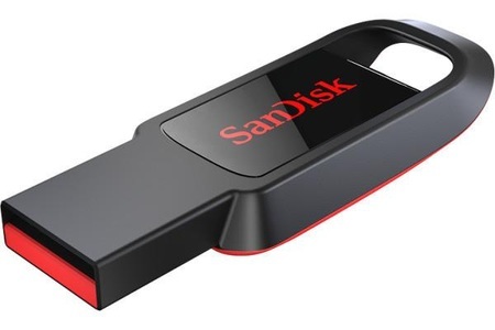 SanDisk, Sandisk Cruzer Spark™ - USB Stick (128 GB, Schwarz/Rot), Sandisk USB Flash Cruzer Spark, 128GB, USB 2.0, SDCZ61-128G
