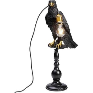Kare Design, Tischleuchte Sitting Crow Matt schwarz, Tischleuchte Sitting Crow Matt schwarz