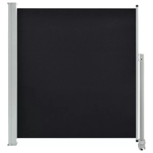 Diverse Hardware, Ausziehbare Seitenmarkise 140 x 300 cm Schwarz, vidaXL Ausziehbare Seitenmarkise 140x300 cm Schwarz