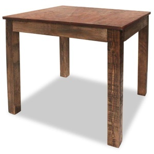 Diverse Hardware, Esszimmertisch Recyceltes Massivholz 82 x 80 x 76 cm, vidaXL Esstisch Gemischtes Altholz 82x80x76 cm