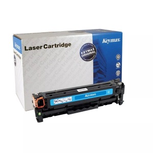 KEYMAX, KEYMAX RMC-Toner-Modul cyan CC531AKEY zu HP CLJ CP2025 2800 Seiten, Keymax Toner, blau, RMC, CC531AKEY, (2'800 Seiten)
