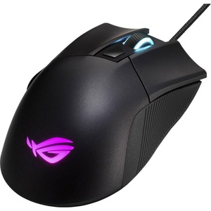 Asus, Asus ROG Gladius 2 Core USB-Gaming-Maus Optisch Schwarz, ASUS ROG Gladius II Core - Gaming-Maus, Kabelgebunden, Optisch mit Leuchtdioden, 6200 dpi, Schwarz