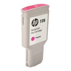Hp, HP 728 Magenta DesignJet Druckerpatrone, 300 ml, Hewlett Packard Tintenpatrone, rot, No.728, F9K16A, (300ml)