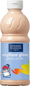 LEFRANC, LEFRANC Acrylfarbe Glossy 500 ml, Pfirsich, LEFRANC Acrylfarbe Glossy 500 ml, Pfirsich