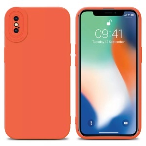 Cadorabo, Hülle für Apple iPhone XS MAX TPU Silikon, Cadorabo - Hülle für Apple iPhone XS MAX TPU Silikon, Orange