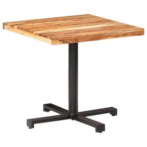 vidaXL, vidaXL Bistrotisch Quadratisch 80x80x75 cm Akazie Massivholz, vidaXL Bistrotisch Quadratisch 80x80x75 cm Akazie Massivholz