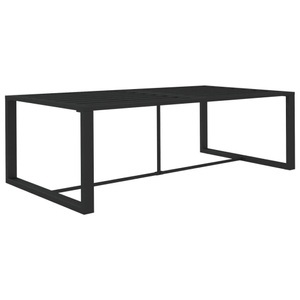 vidaXL, vidaXL Garten-Esstisch Anthrazit 120x60x66 cm Aluminium, vidaXL Garten-Esstisch Anthrazit 120x60x66 cm Aluminium