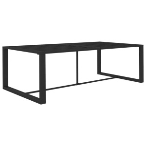 vidaXL, vidaXL Garten-Esstisch Anthrazit 120x60x66 cm Aluminium, vidaXL Garten-Esstisch Anthrazit 120x60x66 cm Aluminium