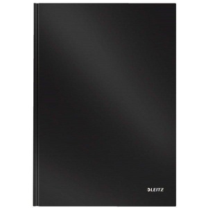 undefined, Leitz Notizbuch Solid A4 kariert, schwarz, Leitz Notizbuch Solid, Hardcover, A4, kariert, schwarz, 4664-00-95