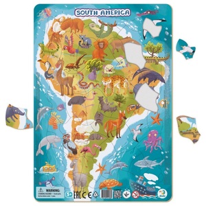 undefined, Dodo - Rahmenpuzzle Südamerika 53 Teile, 5J+, 