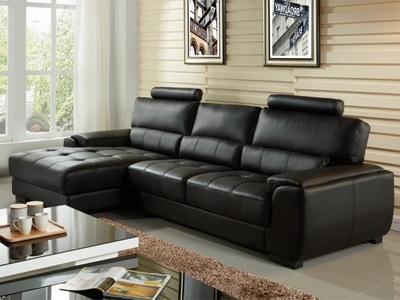 Vente-unique, Ecksofa Leder Ecke Links METROPOLITAN II Ecksofa Leder Ecke Links METROPOLITAN II