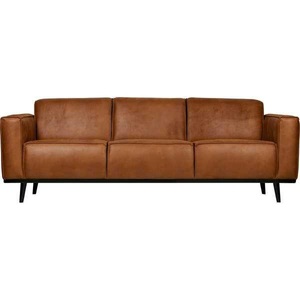 mutoni casual, Sofa Statement 3-Sitz 230 Recycling Leder Cognac, Sofa Statement 3-Sitzer Recycling Leder Cognac 230
