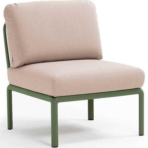 Nardi, Nardi - Sessel ohne Armlehnen Komodo Kaki-Beige (135,5 x 72 x 78 cm), Gartenlounge Komodo Mittelelement agave beige