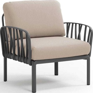 Nardi, Nardi - Entspannungssessel Komodo Anthrazit - Beige (47,5 x 79 x 78 cm), Garten Sessel Komodo anthrazit beige