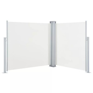 Diverse Hardware, Ausziehbare Seitenmarkise Cremeweiss 100 x 600 cm, vidaXL Ausziehbare Seitenmarkise Cremeweiß 100 x 600 cm