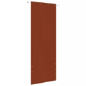 vidaXL, vidaXL Balkon-Sichtschutz Terrakottarot 80x240 cm Oxford-Gewebe, vidaXL Balkon-Sichtschutz Terrakottarot 80x240 cm Oxford-Gewebe