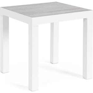mutoni lifestyle, Garten Beistelltisch Kledi weiss 50x50, Garten Beistelltisch Kledi weiss 50x50