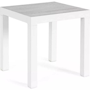 mutoni lifestyle, Garten Beistelltisch Kledi weiss 50x50, Garten Beistelltisch Kledi weiss 50x50