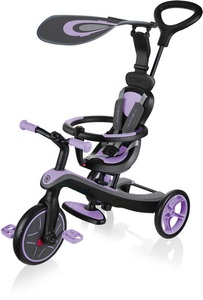 GLOBBER, Globber Trike Explorer 4 in 1 Dreirad grau, Globber Dreirad »Trike Explorer 4 in 1 Iris«
