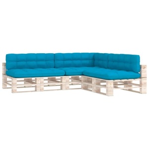 vidaXL, vidaXL Palettensofa-Auflagen 7 Stk. Blau, vidaXL Palettensofa-Auflagen 7 Stk. Blau