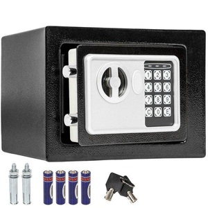 TecTake, Elektronischer Safe Tresor mit Schlüssel inkl. Batterien Elektronischer Safe Tresor mit Schlüssel inkl. Batterien, Tectake - Elektronischer Safe Tresor mit Schlüssel inkl. Batterien, 90X120MM, Schwarz