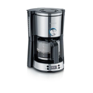 Severin, Severin - Kaffeemaschine KA4826 - Schwarz und Silber, SEVERIN, Kaffeemaschine, Severin KA4826 TypeSwitchTimer edelstahl/schwarz Kaffeemaschine, Produkte & Wohnen