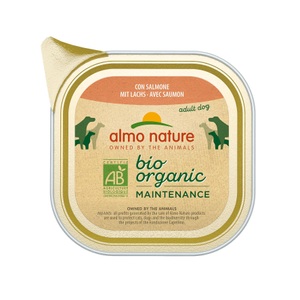Almo Nature, Almo Nature Bio Adult mit Lachs 100g, Almo Nature Bio Organic mit Lachs, Nassfutter für Hunde (100g)