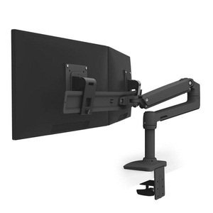 Ergotron, Ergotron LX Dual Direct Arm Tisch, schw., LX Dual Direct Monitor Arm, Monitorhalterung