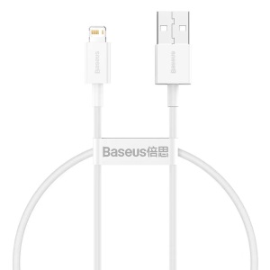 Baseus, Baseus -  Superior Fast Charge USB-A-auf-Lightning-Kabel, 2,4 A, 0,25 m ? Weiß, Weiss, 360X260X20MM