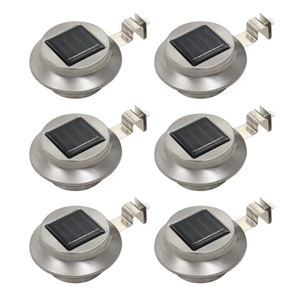 vidaXL, vidaXL Outdoor Solarleuchten 6 Stück LED Rund 12 cm Weiß, vidaXL Outdoor Solarleuchten 6 Stück LED Rund 12 cm Weiß