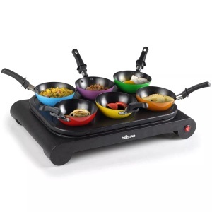 Tristar, Tristar Wok Set f?r 6 Personen, Anzahl, Tristar BP-2827 Wokset 6 bunte Wokpfännchen