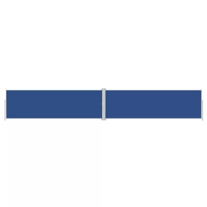 vidaXL, vidaXL Seitenmarkise Ausziehbar Blau 160x1000 cm, vidaXL Seitenmarkise Ausziehbar Blau 160x1000 cm