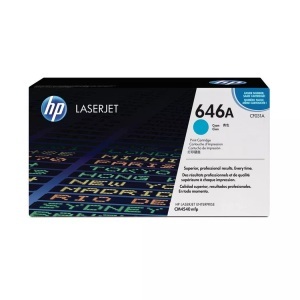 Hp, HP cyan 12´500 Seiten Toner, HP H646A Toner cy - HP No. 646A, CF031A für z.B. HP Color LaserJet Enterprise CM 4500, HP Color LaserJet Enterprise CM 4540 f MFP