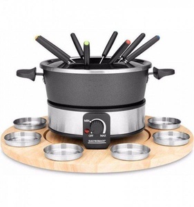 Gastroback, Gastroback Fondue-Set All-in-One, Gastroback Fondue-Set All-in-One 19 Teile, Schwarz