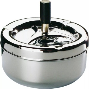 Paderno, Paderno Aschenbecher 13 cm Metall, Paderno Aschenbecher 13 cm Silber