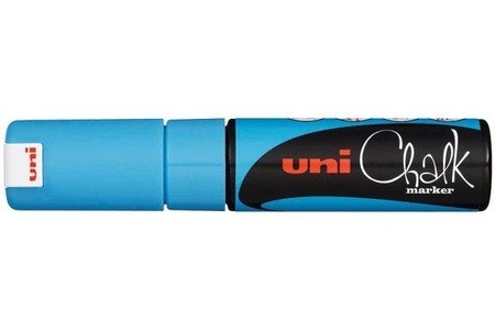 uni-ball, UNI-BALL Chalk Marker 8mm PWE8K L.BLUE hellblau, uni-ball Chalk Marker, 8mm, hellblau, PWE8K L.BLUE