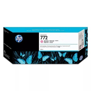 Hp, HP 772 Magenta hell DesignJet Druckerpatrone, 300 ml, Hewlett Packard Tintenpatrone, hell-rot, No.772, CN631A, (300 ml)