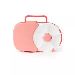 GöBe, Lunchbox für Kinder mit Snackschleuder, Watermelon Coral Lunchbox für Kinder mit Snackschleuder, Watermelon Coral, GöBe - Lunchbox für Kinder mit Snackschleuder, Watermelon Coral, One Size