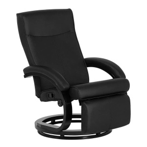 Beliani, Beliani Sessel schwarz Kunstleder MIGHT, Beliani - Fernsehsessel aus Kunstleder Modern MIGHT, One Size, Schwarz