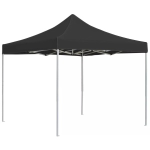 Diverse Hardware, Profi-Partyzelt Faltbar Aluminium 3x3 m Anthrazit