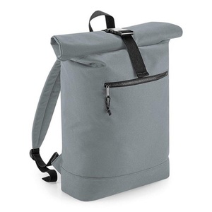 BagBase, Rucksack, Mit Gerolltem Top, Recycelt Herren Grau ONE SIZE, 