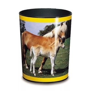 Läufer, LÄUFER Papierkorb 26557 Pferde 13lt, Läufer - Papierkorb 26557 Pferde 13lt, One Size