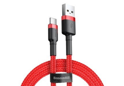 Acer,Amazon,Apple,Asus,Blackberry,CAT,Emporia,Google,HP,HTC,Huawei,Lenovo,LG,Microsoft,Motorola,Nokia,OnePlus,Oppo,Samsung,Sony,Wiko,Xiaomi, Baseus - (2m / 2A) USB C auf USB 480Mbps Schnellladekabel Datenkabel - Rot, 