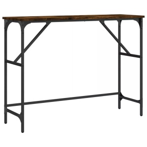 vidaXL, vidaXL Konsolentisch Räuchereiche 100x32x75 cm Holzwerkstoff, vidaXL Konsolentisch Räuchereiche 100x32x75 cm Holzwerkstoff