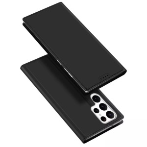 Dux Ducis, Dux Ducis - Samsung Galaxy S23 Ultra 5G Flip Wallet Cover Leder Tasche - Schwarz, DuxDucis - Galaxy S23 Ultra Dux Ducis Flip Folio Case, Weiss Bunt